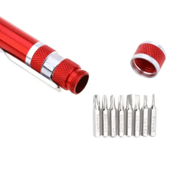 8 In 1 Screwdrivers Tool Pen | Precision Pocket Screwdriver Set Mini Gadgets Repair Tool Mini Pen Screwdriver Set Multi-function Magnetic Screwdriver Kit - Image 3