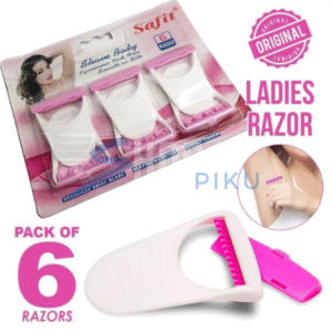 6 Pcs Ladies Womens Girls Shaver Trimmer Bikini Razor Soft