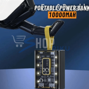 Mini Portable Transparent Power Bank 10,000 Mah (random Color)