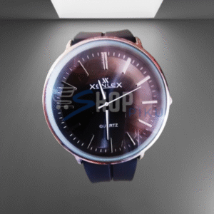 Modern Edge Black Silicone Strap Watch – Sleek, Durable, And Timeless