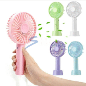 Portable Usb Rechargeable Fan | Handheld 3 Speed Strong Wind Electric Small Mini Cooling Fan