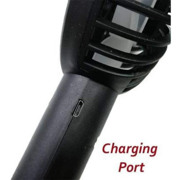 Portable Usb Rechargeable Fan | Handheld 3 Speed Strong Wind Electric Small Mini Cooling Fan - Image 3