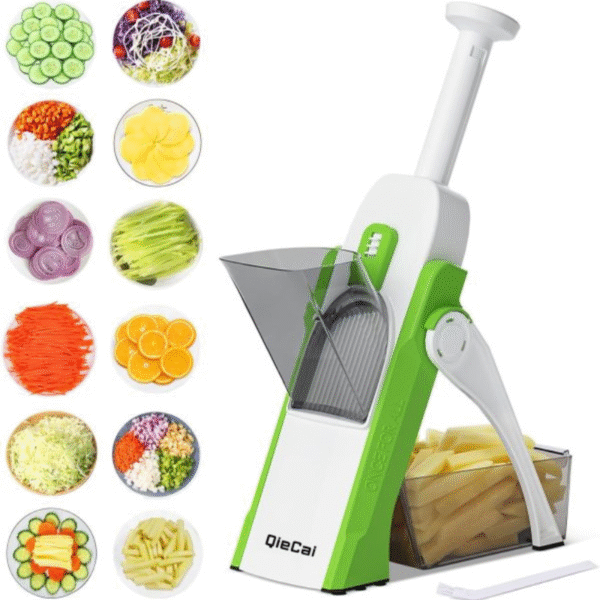 4 In 1 Vegetable Cutter Chopper Adjustable Multi-function Drum Cutter Vertical Vegetable Cutter Kitchen Shredder Grater Artifact - Image 8