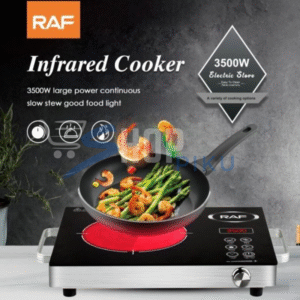 Raf 3500w Electric Infrared Stove – High-power Hot Plate Cooker | Portable Electric Chula For Fast, Even Heating | Energy-efficient Countertop Burner For Home, Kitchen, And Outdoor Use