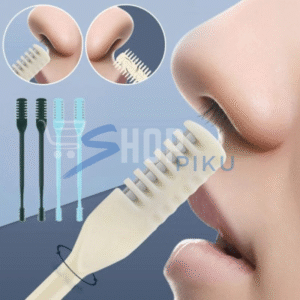 02 Pcs Nose Hair Cutter, 360 Degree Rotating Nose Tweezers – Multi-functional Nose Hair Trimmer Tool For Travel, Picnic, Dating Portable Ear Pick