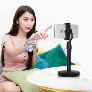 Multifunction Mobile Tripod Stand Mini Tripod Stand Mobile Holder Adjustable Height & Angle Phone Holder