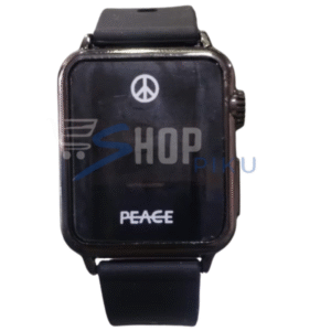 Modern Edge Silicon Strap Watch Black/brown – Sleek, Durable, And Timeless